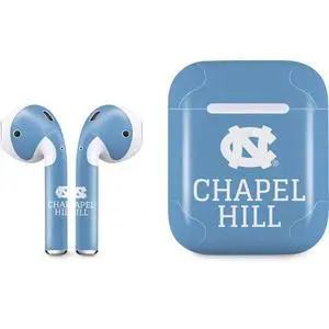 Decal Audio Skin Compatible with Apple AirPods 2 - Officially Licensed University of North Carolina UNC Chapel Hill Design Decal Audio Skin Compatible with Apple AirPods 2 - Officially Licensed University of North Carolina UNC Chapel Hill Design