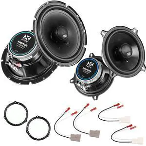 Factory Speaker Replacement Package for Subaru Forester 2005-2008 | Complete 6.5 inch and 5.25 inch 2-Way Coaxial Speaker Replacement Package with wiring harnesses and mounting adapters Factory Speaker Replacement Package for Subaru Forester 2005-2008 | Complete 6.5 inch and 5.25 inch 2-Way Coaxial Speaker Replacement Package with wiring harnesses and mounting adapters