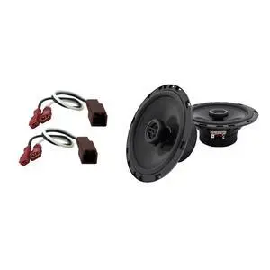 6.5" Speakers and Harness Fits Nissan Hardbody 1995-1997 | Direct factory replacement pair, grills included, plug-in wiring hookup, easy bolt-in pickup upgrade install, 6.5 inch size 6.5" Speakers and Harness Fits Nissan Hardbody 1995-1997 | Direct factory replacement pair, grills included, plug-in wiring hookup, easy bolt-in pickup upgrade install, 6.5 inch size