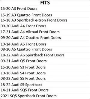 Speaker Adapter Spacer Rings - Exact fit - Compatibile With Select Audi Vehicles - RSAK108_55-1 Pair Speaker Adapter Spacer Rings - Exact fit - Compatibile With Select Audi Vehicles - RSAK108_55-1 Pair