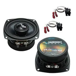 Rear Pillar Speakers Fits Hummer H3 2006-2010 HA-C4 Premium | Direct factory replacement upgrade, clear full-range sound, easy bolt-in install, restores back-seat music detail, 4in size Rear Pillar Speakers Fits Hummer H3 2006-2010 HA-C4 Premium | Direct factory replacement upgrade, clear full-range sound, easy bolt-in install, restores back-seat music detail, 4in size