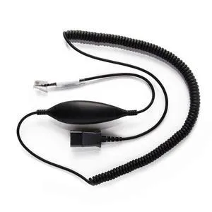 BL-10+P Headset Connection Cable with Plantronics Compatible QD BL-10+P Headset Connection Cable with Plantronics Compatible QD