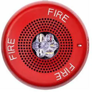 ELSPSTRC - High Fidelity Speaker Strobe, Red, Ceiling ELSPSTRC - High Fidelity Speaker Strobe, Red, Ceiling