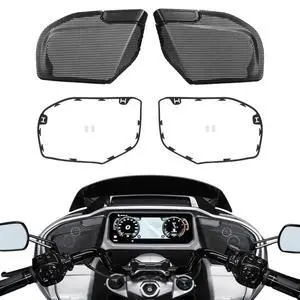 Front Fairing Speaker Grills Mesh Covers Fit For Harley 2024-2025 CVO Road Glide ST FLTRXSTSE 2024-2025 Road Glide FLTRX 2023-2025 CVO Road Glide FLTRXSE Front Fairing Speaker Grills Mesh Covers Fit For Harley 2024-2025 CVO Road Glide ST FLTRXSTSE 2024-2025 Road Glide FLTRX 2023-2025 CVO Road Glide FLTRXSE