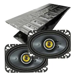CSC464, CS Series 4x6 2 Way Coaxial Car Speakers + Damping Kit Bundle CSC464, CS Series 4x6 2 Way Coaxial Car Speakers + Damping Kit Bundle
