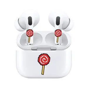 Lollipop Headphone Stickers for AirPods 3 - Cute Sticker Decal & Lollipop Sticker, Cute Candy Stickers for Headphones & Case Lollipop Headphone Stickers for AirPods 3 - Cute Sticker Decal & Lollipop Sticker, Cute Candy Stickers for Headphones & Case