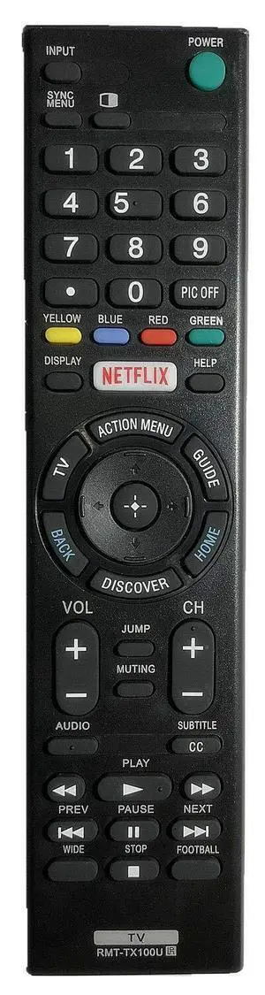 Remote RMT-TX100U for Sony KDL-65W850C KDL-55W800C XBR-65X850C | Replacement Remote RMT-TX100U for Sony KDL-65W850C KDL-55W800C XBR-65X850C | Replacement