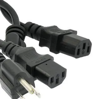 2-Pack Value 5FT 3 Prong AC Power Cord Cable Plug for Planar PLL2410W Monitor 2-Pack Value 5FT 3 Prong AC Power Cord Cable Plug for Planar PLL2410W Monitor
