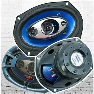 Pair of 6x9 inch 4-Way 380 Watts Maximum Power Handling Coaxial Car Audio Speakers CEA Rated - 6996H Frequency Response: 30Hz - 22kHz & 4 Ohms Impedance Pair of 6x9 inch 4-Way 380 Watts Maximum Power Handling Coaxial Car Audio Speakers CEA Rated - 6996H Frequency Response: 30Hz - 22kHz & 4 Ohms Impedance