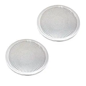 Interior Matte Silver Rear Door Speaker Round Cover Mesh Grille Designed for Model Y Interior Matte Silver Rear Door Speaker Round Cover Mesh Grille Designed for Model Y