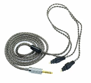 4.4 Balance 4.4mm Replacement Audio Upgrade ofc Cable for Sennheiser hdxx HD650, HD600, HD580, HD660S, Massdrop HD6XX Headphones with Lossless Player (1.2m(3.94ft), Grey) 4.4 Balance 4.4mm Replacement Audio Upgrade ofc Cable for Sennheiser hdxx HD650, HD600, HD580, HD660S, Massdrop HD6XX Headphones with Lossless Player (1.2m(3.94ft), Grey)