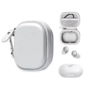 case for Soundcore by Anker Space A40 Adaptive Noise Cancelling Wireless Earbuds (White) case for Soundcore by Anker Space A40 Adaptive Noise Cancelling Wireless Earbuds (White)