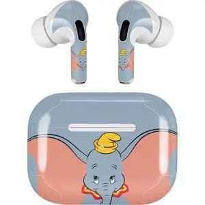 Decal Audio Skin Compatible with Apple AirPods Pro - Officially Licensed Disney Dumbo Portrait Design Decal Audio Skin Compatible with Apple AirPods Pro - Officially Licensed Disney Dumbo Portrait Design