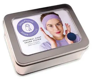 ASMR Edition | 8 Hours of Deeply Relaxing ASMR Content Built in | Flat Speakers in a Soft Headband | Comfortable Enough to Wear in Bed | Midnight Black - Fleece Fabric (S) ASMR Edition | 8 Hours of Deeply Relaxing ASMR Content Built in | Flat Speakers in a Soft Headband | Comfortable Enough to Wear in Bed | Midnight Black - Fleece Fabric (S)