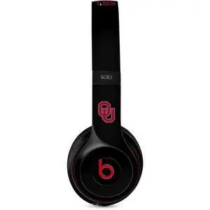 Decal Audio Skin Compatible with Beats Solo 3 Wireless - Officially Licensed University of Oklahoma Sooners Est 1890 Design Decal Audio Skin Compatible with Beats Solo 3 Wireless - Officially Licensed University of Oklahoma Sooners Est 1890 Design