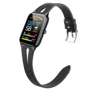 Compatible with Dyurwa P97 Smart Watch Band, Slim Vintage Leather Strap Replacement Compatible for Soudorv P97, Dyurwa P97 Smart Watch Compatible with Dyurwa P97 Smart Watch Band, Slim Vintage Leather Strap Replacement Compatible for Soudorv P97, Dyurwa P97 Smart Watch