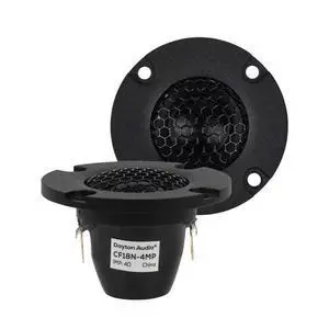 CF18N-4MP 3/4" Carbon Fiber Dome Neodymium Tweeter Matched Pair 4 Ohm CF18N-4MP 3/4" Carbon Fiber Dome Neodymium Tweeter Matched Pair 4 Ohm