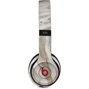 Decal Audio Skin Compatible with Beats Solo 3 Wireless - Vanilla Marble Design Decal Audio Skin Compatible with Beats Solo 3 Wireless - Vanilla Marble Design