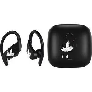 Decal Audio Skin Compatible with PowerBeats Pro - Officially Licensed Disney Mickey Mouse Black and White Design Decal Audio Skin Compatible with PowerBeats Pro - Officially Licensed Disney Mickey Mouse Black and White Design