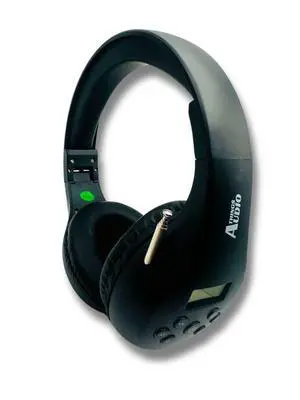 FM Radio Headphones Adjustable with Pull-Out Antenna, Black | Portable Personal Radio, For Walking Jogging Relaxing, Battery Powered, 2 AA Batteries Not Included FM Radio Headphones Adjustable with Pull-Out Antenna, Black | Portable Personal Radio, For Walking Jogging Relaxing, Battery Powered, 2 AA Batteries Not Included