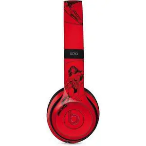 Decal Audio Skin Compatible with Beats Solo 3 Wireless - Officially Licensed DC Comics Wonder Woman Comic Pop Design Decal Audio Skin Compatible with Beats Solo 3 Wireless - Officially Licensed DC Comics Wonder Woman Comic Pop Design