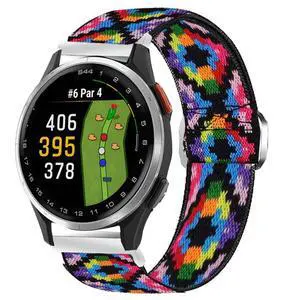 Compatible with Garmin Approach J1 Band, 20mm Quick Release Stretch Elastics Nylon Adjustable Replacement Strap Accessories Sports Compatible for Garmin Approach S50, S44, S42, S40, J1 Smartwatch Compatible with Garmin Approach J1 Band, 20mm Quick Release Stretch Elastics Nylon Adjustable Replacement Strap Accessories Sports Compatible for Garmin Approach S50, S44, S42, S40, J1 Smartwatch