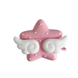 Cover with Angel Wings Design for AirPods Case, Protective Shockproof Slim Fit, Cute Accessory with Fluffy Cloud and Polka Dot Patterns (Pink, for AirPods Pro3) Cover with Angel Wings Design for AirPods Case, Protective Shockproof Slim Fit, Cute Accessory with Fluffy Cloud and Polka Dot Patterns (Pink, for AirPods Pro3)