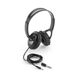 On-Stage AA3500 Wired Headphones (Closed-Back Padded Ear Cups, Adjustable Headband, Built-In 6' Cable with 1/8 jack and 1/4Adapter, 40 mm, 32 Ohm Drivers, 20 Hz20 kHz Frequency Response, Black) On-Stage AA3500 Wired Headphones (Closed-Back Padded Ear Cups, Adjustable Headband, Built-In 6' Cable with 1/8 jack and 1/4Adapter, 40 mm, 32 Ohm Drivers, 20 Hz20 kHz Frequency Response, Black)