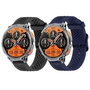 Compatible for Mingwear Military Smart Watch Bands, Silicone band with Metal Buckle Compatible for Mingwear K68, K69, IW10 Smart Watch Compatible for Mingwear Military Smart Watch Bands, Silicone band with Metal Buckle Compatible for Mingwear K68, K69, IW10 Smart Watch