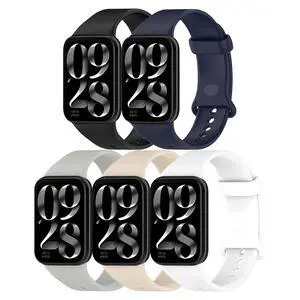 Straps for Xiaomi Mi Smart Band 8Pro 9Pro 10Pro and Redmi Watch 4 5 6, Silicone Watch Bands for Men Women Straps for Xiaomi Mi Smart Band 8Pro 9Pro 10Pro and Redmi Watch 4 5 6, Silicone Watch Bands for Men Women
