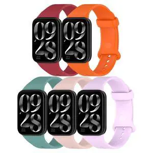 Straps for Xiaomi Mi Smart Band 8Pro 9Pro 10Pro and Redmi Watch 4 5 6, Silicone Watch Bands for Men Women Straps for Xiaomi Mi Smart Band 8Pro 9Pro 10Pro and Redmi Watch 4 5 6, Silicone Watch Bands for Men Women