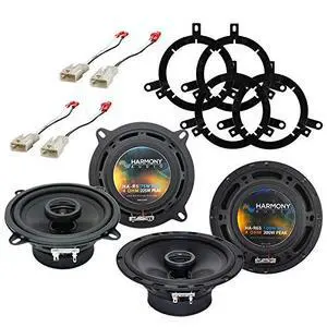Fits 2001-2003 Toyota Highlander 6.5" and 5.25" Speakers | complete replacement set, easy install, clear balanced sound, restores weak stock, 6.5 inch size, 2002 upgrade package Fits 2001-2003 Toyota Highlander 6.5" and 5.25" Speakers | complete replacement set, easy install, clear balanced sound, restores weak stock, 6.5 inch size, 2002 upgrade package