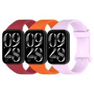 Straps for Xiaomi Mi Smart Band 8Pro 9Pro 10Pro and Redmi Watch 4 5 6, Silicone Watch Bands for Men Women Straps for Xiaomi Mi Smart Band 8Pro 9Pro 10Pro and Redmi Watch 4 5 6, Silicone Watch Bands for Men Women