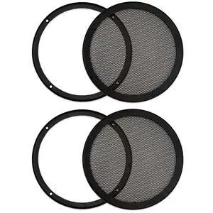 Monitor Subwoofer Part, Heavy Duty Steel Mesh Snap On Woofer Grills for 8" Speakers 2 Grill Pack (SG-M8-2) Monitor Subwoofer Part, Heavy Duty Steel Mesh Snap On Woofer Grills for 8" Speakers 2 Grill Pack (SG-M8-2)