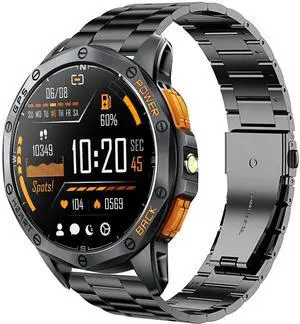 Compatible with Tiwain Military Smart Watches Bands, 22mm Quick Release Stainless Steel Metal Replacement StrapsCompatible with Tiwain ZK65, ZK67, KJ65, KJ67 1.43" Military Smart Watch Compatible with Tiwain Military Smart Watches Bands, 22mm Quick Release Stainless Steel Metal Replacement StrapsCompatible with Tiwain ZK65, ZK67, KJ65, KJ67 1.43" Military Smart Watch