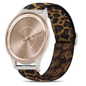 Compatible for Garmin vivomove Trend Band, Stretch Elastics Nylon Adjustable Replacement Strap Accessories Compatible for Garmin vivomove Trend 40 mm Smartwatch Compatible for Garmin vivomove Trend Band, Stretch Elastics Nylon Adjustable Replacement Strap Accessories Compatible for Garmin vivomove Trend 40 mm Smartwatch