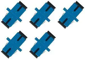 Fiber Optic Cable Adapter Coupler SC-SC Simplex Singlemode 5 Pack Fiber Optic Cable Adapter Coupler SC-SC Simplex Singlemode 5 Pack