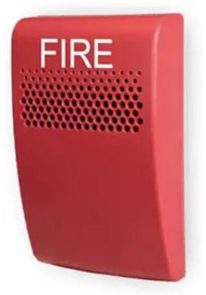 Edwards G1ARF - Compact Wall Horn, Red, FIRE Marking Edwards G1ARF - Compact Wall Horn, Red, FIRE Marking
