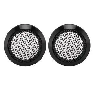 2Pcs 2.52in Universal Car Speaker Grills, Round Speaker Grill Mesh for Speaker Mounting & Home Audio, Car Speaker Cover (Black) 2Pcs 2.52in Universal Car Speaker Grills, Round Speaker Grill Mesh for Speaker Mounting & Home Audio, Car Speaker Cover (Black)