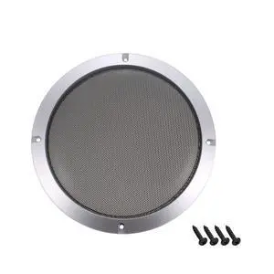 2pcs 8" Speaker Grill Mesh Decorative Circle Woofer Guard Protector Cover Accessories Silver 2pcs 8" Speaker Grill Mesh Decorative Circle Woofer Guard Protector Cover Accessories Silver