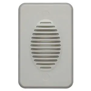 ADI PRO 0E-1GANGSIRN Single Gang Siren, Single Tone; 105 dB Indoor/Outdoor Flush Mount, White ADI PRO 0E-1GANGSIRN Single Gang Siren, Single Tone; 105 dB Indoor/Outdoor Flush Mount, White