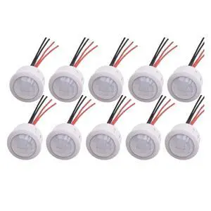 5/10pcs Pir Infrared Motion Automatic Light Sensor IR Detector Switch 12V 24V DC 110V 220V AC Human Body Induction Night Lamp(10pcs 9-60VDC) 5/10pcs Pir Infrared Motion Automatic Light Sensor IR Detector Switch 12V 24V DC 110V 220V AC Human Body Induction Night Lamp(10pcs 9-60VDC)
