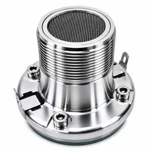 Super Tweeter 1" 200W Max 4 Ohm Neodymium Magnet Titanium Bullet Speaker Horn High Frequency Heavy Duty Aluminum Frame (Silver) Super Tweeter 1" 200W Max 4 Ohm Neodymium Magnet Titanium Bullet Speaker Horn High Frequency Heavy Duty Aluminum Frame (Silver)