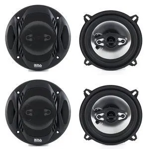 BOSS NX524 5.25" 600W 4-Way Car Audio Coaxial Speakers Stereo Black 4 Ohm BOSS NX524 5.25" 600W 4-Way Car Audio Coaxial Speakers Stereo Black 4 Ohm