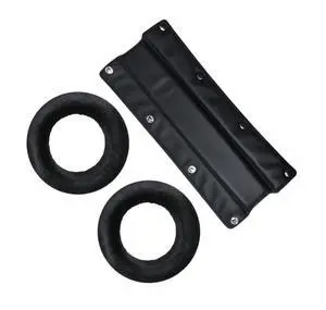 EDT 990 VB Ear Pad Set Velour in Black Bundle with Leatherette Replacement Buttonable Headband (2 Products) EDT 990 VB Ear Pad Set Velour in Black Bundle with Leatherette Replacement Buttonable Headband (2 Products)