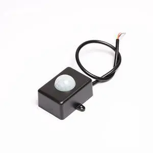 PIR Motion Sensor/Detector - Black - Wall Mount - 6m Range 20C to +50C - Plug-in Capability PIR Motion Sensor/Detector - Black - Wall Mount - 6m Range 20C to +50C - Plug-in Capability