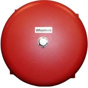 Wheelock MB-G6-24-R MB-Series Motor Bell, Red Housing, 6" Shell Size in 24 VDC, 92 dBA Sound Level, 0.03 Current, Aluminum with Textured Enamel Finish, Integral RFI Suppression Wheelock MB-G6-24-R MB-Series Motor Bell, Red Housing, 6" Shell Size in 24 VDC, 92 dBA Sound Level, 0.03 Current, Aluminum with Textured Enamel Finish, Integral RFI Suppression