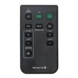 RM-ANU102 Replacement Remote Control for Sony Soundbar in Living Rooms or Rooms, No Programming or Pairing Needed, Replace Remote Compatible Models SA-40SE1 SA-32SE1 SA-46SE1 SA40SE1 SA32SE1 SA46SE1 RM-ANU102 Replacement Remote Control for Sony Soundbar in Living Rooms or Rooms, No Programming or Pairing Needed, Replace Remote Compatible Models SA-40SE1 SA-32SE1 SA-46SE1 SA40SE1 SA32SE1 SA46SE1