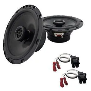 6.5 Inch Front Door Speakers Fits GMC Envoy 2002-2009 | Rhythm Series R65 upgrade pair 300 watt peak, replacement swap for worn factory units, restores crisp clear sound in SUV 6.5 Inch Front Door Speakers Fits GMC Envoy 2002-2009 | Rhythm Series R65 upgrade pair 300 watt peak, replacement swap for worn factory units, restores crisp clear sound in SUV