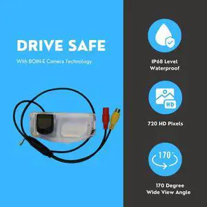 Backup Camera for Honda Odyssey 2009-2013, 720P/CVBS Night Vision Waterproof DC12V 24V, 170° View Backup Camera for Honda Odyssey 2009-2013, 720P/CVBS Night Vision Waterproof DC12V 24V, 170° View